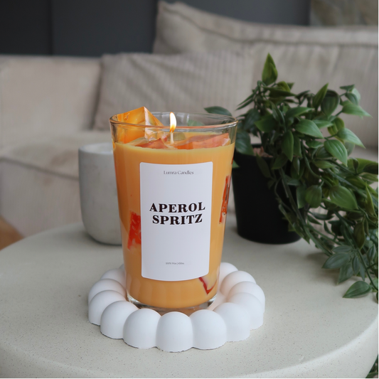 Aperol-Spritz Candle